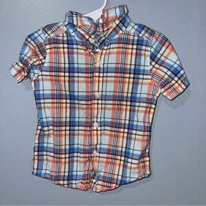 Plaid Kids Shirt - Blue, Red, and White - Carters - 18 months